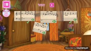 Лунтик Игра,Собираем ноты