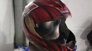 Аэрография на мотошлеме