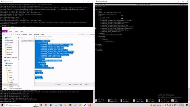 Installing MongoDB Database In Docker On Linux Ubuntu Server Operating System - Master And Slave VM