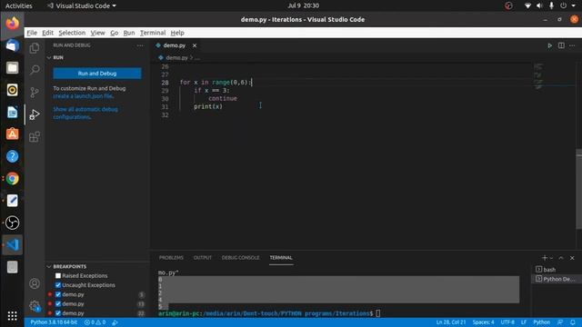 Python : Iteration Statements Part 2