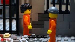 THE ESCAPE FROM PRISON ISLAND | High IQ Prison Escape | Lego City Jail Break