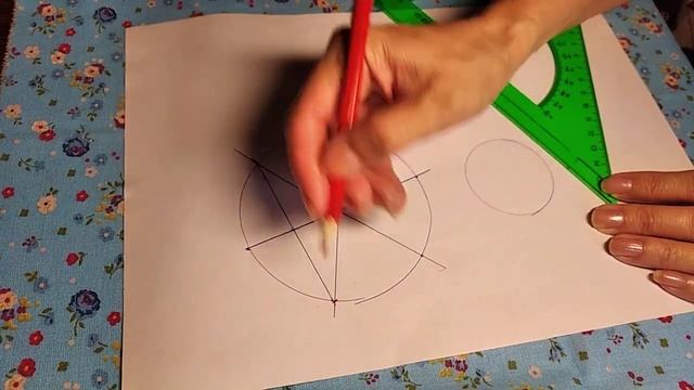 Шестиугольник - гексагон за 1 минуту ! Без циркуля и заморочек ! Сможет даже ребёнок . смотреть онлайн