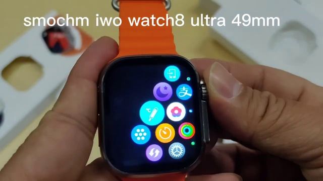 smochm iwo watch8 ultra 49mm smart watch, perfect clone of apple watch ultra смотреть онлайн