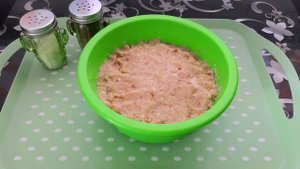 ? Рыбные котлеты с салом.
