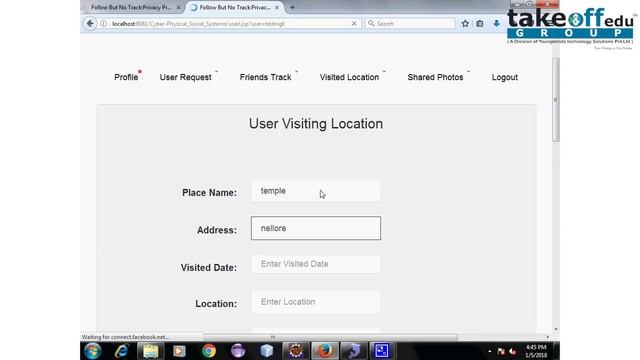 Follow But No Track Privacy Preserved Profile | Web Applications Projects | Java Projects