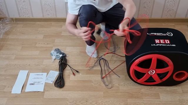 Сабвуфер активный Ural AS-D12A RЕD HURRICANE за 9к. распаковка. первые впечатления. коммутация смотреть онлайн
