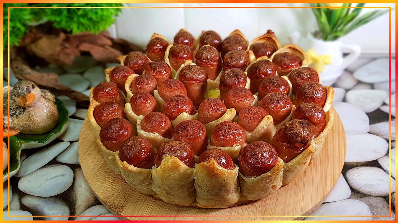 Закусочный пирог для посиделок