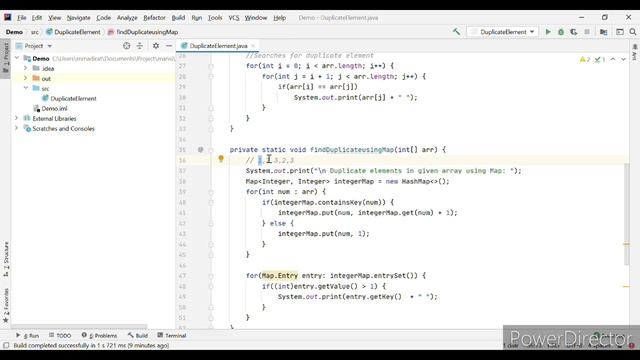 JAVA Program to find duplicate elements in an array [Most Asked interview questions] смотреть онлайн