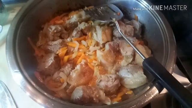 ПОДЖАРКА ИЗ СВИНИНЫ.  ЛУЧШИЙ ВАРИАНТ БЫСТРОГО УЖИНА.pork stew
