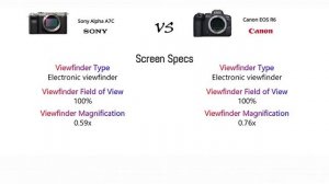 Sony Alpha A7C VS Canon EOS R6./WHICH ONE IS YOUR BEST CAMERA IN 2020?/