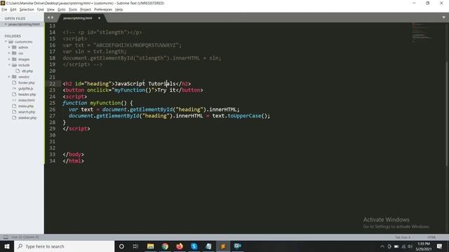 JavaScript String Methods tutorial in hindi - jstutorial