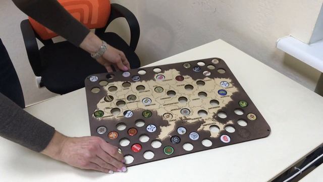 Пивная карта Украины с городами CAPSBOARD UKRAINE CITY ORIGINAL смотреть онлайн