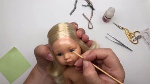 Кукольные ресницы 5 мм с Aliexpress. Как переклеить ресницы кукле Паола Рейна