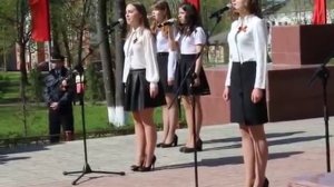 Потрясающее исполнение Марша славянки. Боровичи. 9 мая 2018