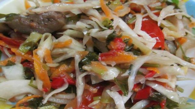 Солянка с маринованной капустой