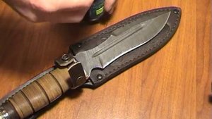 Уход за ножом из дамасской стали(кратко)