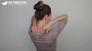 Как убрать холку на шее и вдовий горбик.