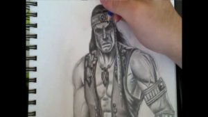 MORTAL KOMBAT DRAWING 2012 NIGHTWOLF