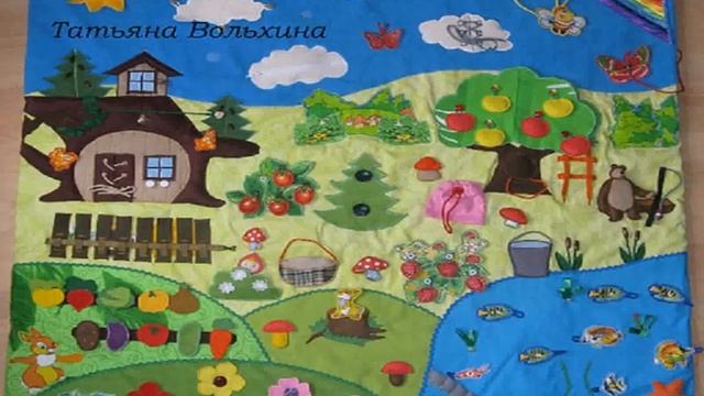 развивающие коврики для детей своими руками фото