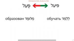 Биньяним.Глаголы иврита.Подробный обзор.#пааль #биньяны #биньян #иврит