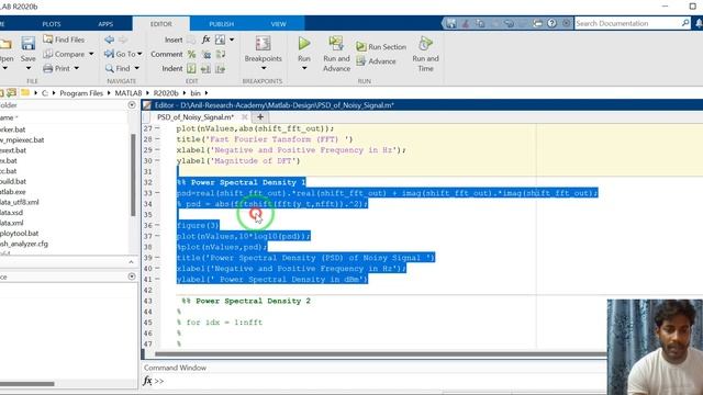 Matlab: Lec 10 Power Spectral Density computation of Noisy signal by Anil Sir смотреть онлайн