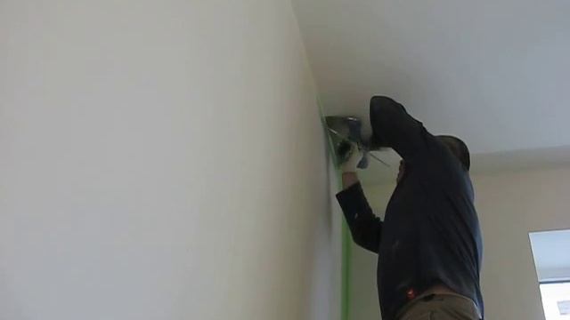 Покраска валиком. Отводим примыкание. смотреть онлайн