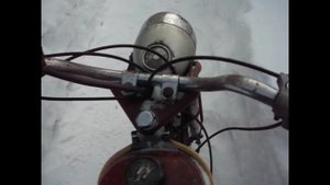 Мопед Верховина 4 без глушителя.