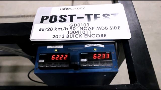 2013 Buick Encore (Opel/Vauxhall Mokka) Side Crash Test Documentation by NHTSA | CrashNet1 смотреть онлайн
