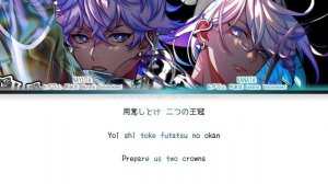 Two Crowns - cozmez | Paradox Live パラライ | Color Coded Lyrics KAN|ROM|ENG