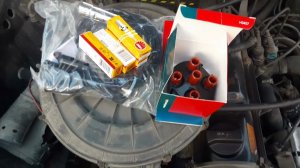 Замена свечей, замена высоковольтных проводов на ауди 80 В3