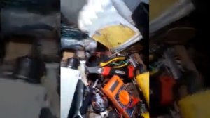 Блок питания от компа 220/12 вольт в гараже