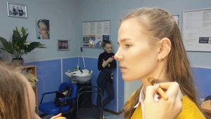 Кремовый контуринг лица