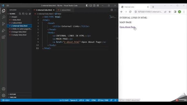 HOW TO LINK PAGES IN HTML || ANCHOR TAG IN HTML || HTML Lecture - 9 || #html