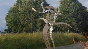 "Coreografia" Choreography; Wind Sculptures Dancing - Blenheim Palace, Country File Live Sculpture