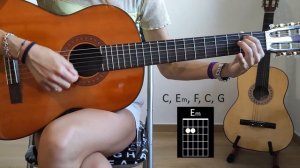 It's a heartache - Bonnie Tyler - Guitar chords - Easy tutorial - Play Along