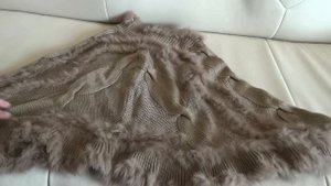Оригинальная меховая накидка