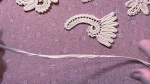 Знаменитый мотив ирландского в создании ирландского кружева «Завиток с гребешком» Motives Irish Lac