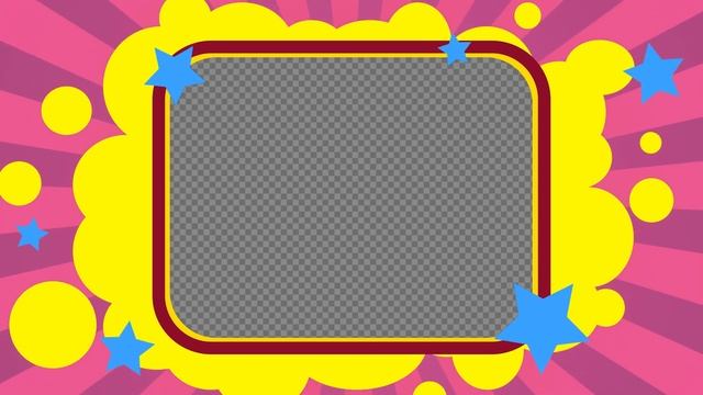 7 мультяшных рамок для видео или фото на прозрачном фоне (с альфа каналом) смотреть онлайн
