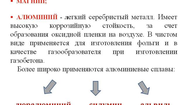 Металлические строительные материалы