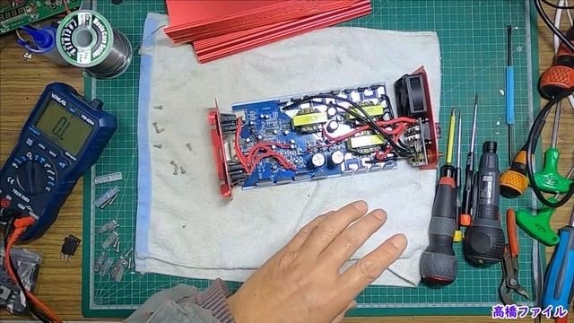 修理№ 519【リョクエン ジャンク購入】LVYUAN インバーター 12V 定格1500W 視聴者様からの修理依頼 смотреть онлайн