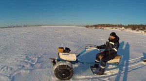 Мотобуксировщик  Часть 6  Колёса автомобильныё