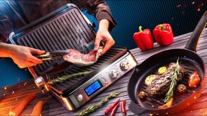 Контактный гриль и сковорода гриль: в чем разница и что лучше? Жарим стейк и выясняем!