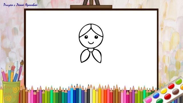 Как нарисовать матрёшку. Оживающие рисунки / How to draw Russian doll смотреть онлайн