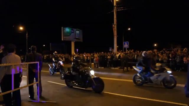 Байкеры на открытие моста Саратов Энгельс 29 августа 2014 смотреть онлайн