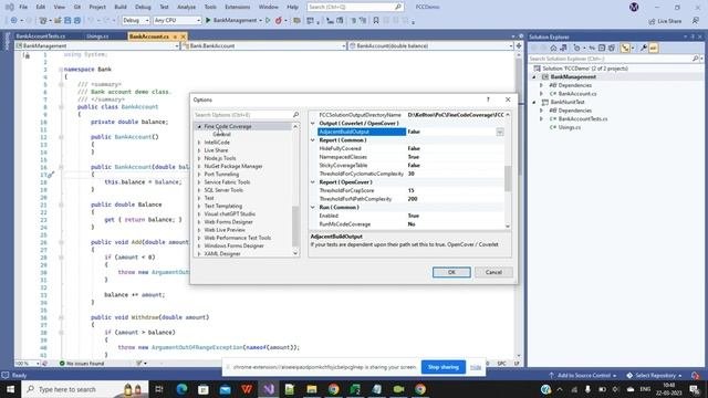 Free Code Coverage Tool In Dot Net 6 March 2023 || Fine Code Coverage || Unit Testing In VS 2022