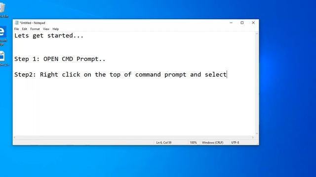 Windows 10 Command prompt customization change font size