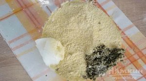 Печенье из пшённой муки, фиников и тыквенных семечек