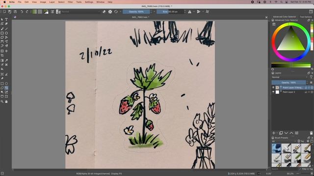 How to Make Stickers from a Pencil Sketch! Sticker Mule and Krita смотреть онлайн