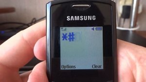 Samsung GT-E1170 incoming call