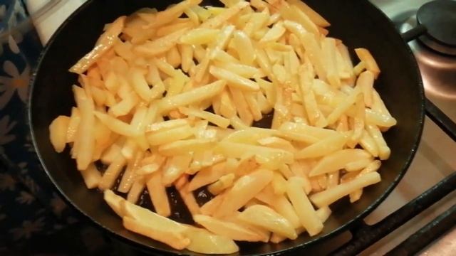 Хрустящая жареная картошечка от Оксаны!